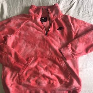 TIE DYE NIKE QUARTER ZIP SWEATSHIRT